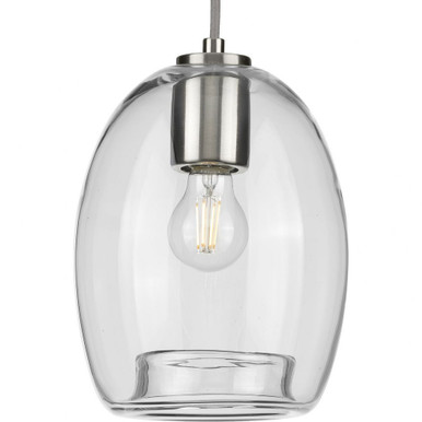 Caisson 1 Light Small Pendant by Progress - P500159
