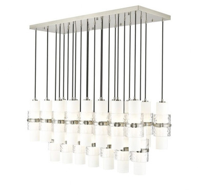 Cayden 23 Light Linear Chandelier 16.75 x 18 Inches Wide by Z-Lite - 1946P-23L