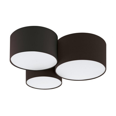 Pastore 2 3 Light 24 Inch Wide Flush Mount by Eglo - 205186a