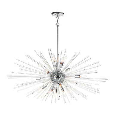 Polaris 16 Light Oversized Pendant 40 Inch Wide by Maxim - 28668CL