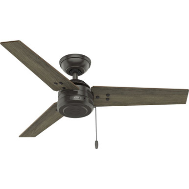 Cassius 3 Blade Ceiling Fan 11.3 Inch Tall and 44 Inch Wide by Hunter Fans - 50446