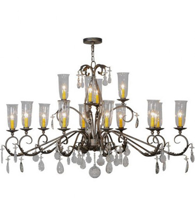 Windsor 14 Light Oblong Chandelier 43 x 38 Inch by Meyda Tiffany - 149437