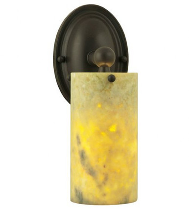 Cilindro Jadestone 1 Light Wall Sconce 10 x 4 Inches by Meyda Tiffany - 121826