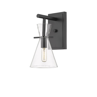 Colden 100W 1 LED Bath Vanity 10.38 Inch and 5.88 Inch Wide by Innovations - 354-1W-BK-CL-LED