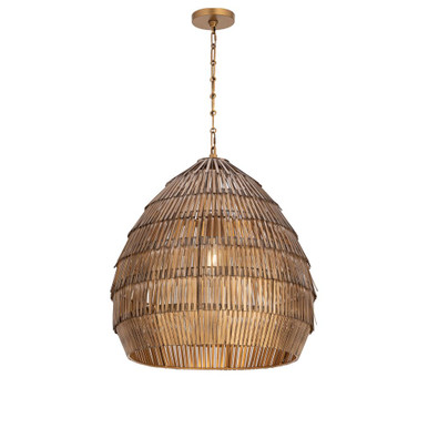 Gilda 1 Light Large Pendant 19.25 Inch Tall and 20 Inch Wide by Maxim - 29182AB