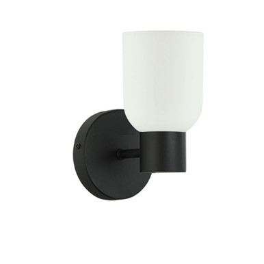 Vonda 1 Light Wall Sconce 8 Inch Tall and 4.75 Inch Wide by dainolite - VND-81W-MB