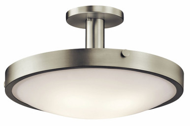 Lytham 4 Light 20.5 Inch Wide Contemporary Semi Flush Mount by Kichler - 42246ni