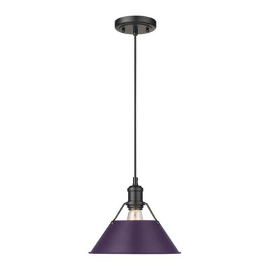 Orwell 1 Light Small Pendant 10 Inch Length by Golden - 3306-M