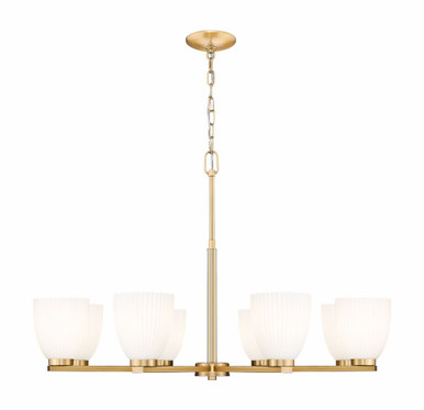 Naya 8 Light Chandelier 21.25 Inch Tall and 33.25 Inch Wide by Z Lite - 7518-8