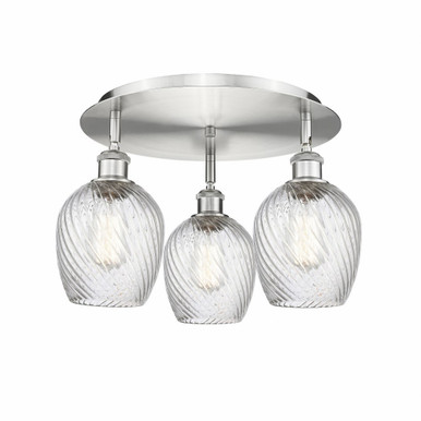 Salina 3 Light 16.75 Inch Wide Flush Mount by Innovations - 516-3C-G292