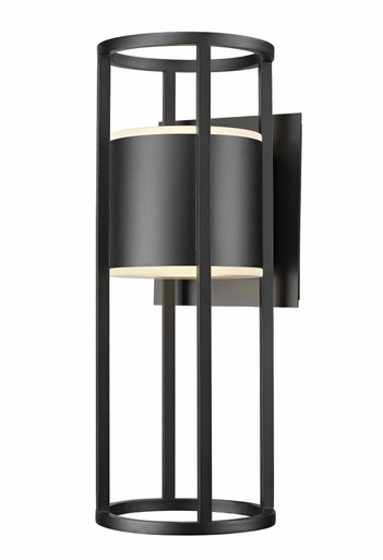Luca 22W 2 LED Light Outdoor Wall Lantern by Z Lite - 517B-BK-LED