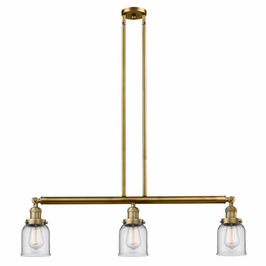 Bell 3 Light Stem Adjustable Island 10 Inch X 37.5 Inch Wide by Innovations - 213-BB-G52