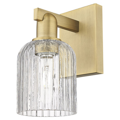 Bridal Veil 1 Light Wall Sconce 5 Inch and 10.75 Inch Tall by Innovations - 716-1W-G559-5