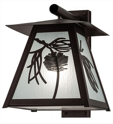 Scotch Pine 1 Light Wall Sconce 19.5 x 14 Inches by Meyda Tiffany 187521 - 187521