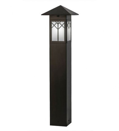 Cumberland 1 Light Bollard 48 Inches H and 17 Inches W by Meyda Tiffany - 156322