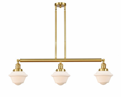 Oxford 3 Light Stem Adjustable Island 10 and 40 Inch Wide by Innovations - 213-SG-G531
