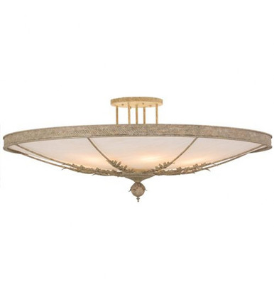 Hoja 8 Light Semi Flush Mount 23 x 60 Inch by Meyda Tiffany - 157553