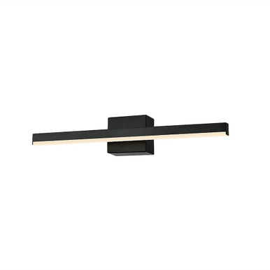 Lineari 10W 1 LED Light Linear Vanity Light by Justice Design - NSH-9091-MBLK