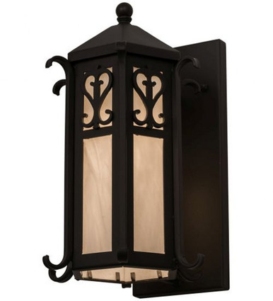 Caprice 1 Light Wall Sconce 15.5 x 9 Inch by Meyda Tiffany - 158959