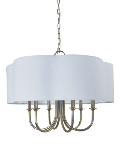 Desire 6 Light Medium Chandelier by Framburg - 4990 PN