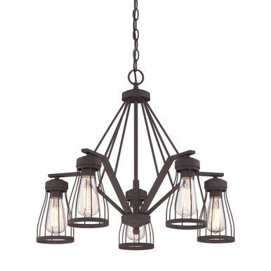 Brooklyn 5 Light Medium Chandelier by Designers Fountain - 86885-bz