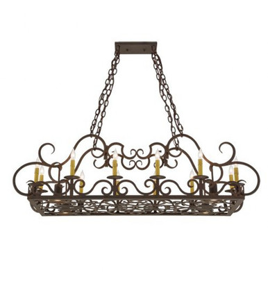 Carlotta 12 Light Pendant 39 x 24.5 Inches by Meyda Tiffany - 155204