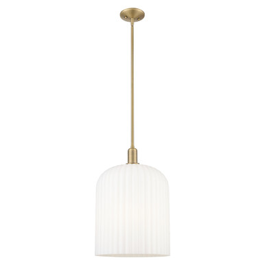 Bridal Veil 1 Light Mini Pendant 17.88 Inch and 12 Inch Wide by Innovations - 716-3S-BB-G559-12GWH