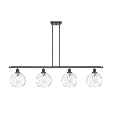 Athens Water Glass 4 Light Stem Hung Island 10.5X 48 by Innovations - 516-4I-G1215-8