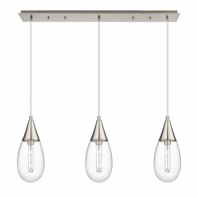 Malone 3 Light Cord Hung Oversized Linear Pendant by Innovations - 123-450-1P-G450-6