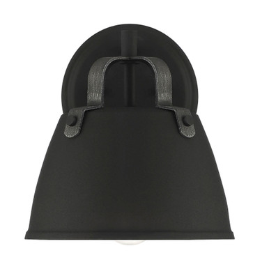 Albany 1 Light Outdoor Wall Lantern 8.25 Inch Wide by Designers Fountain - D264M-8EW-BK
