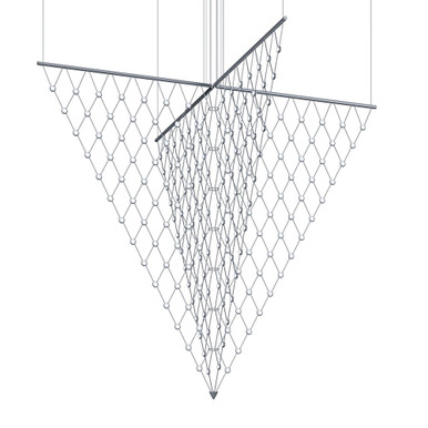 Constellation 280W 224 LED Pendant 95.25 Inch and 78 Inch Wide by Sonneman - 1885.16C