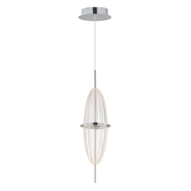 Quasar 8W 1 LED Light Mini Pendant by ET2 - E24891-133PC