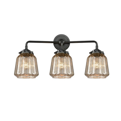 Chatham 3 Light Bath Vanity 11.25 Inch Tall and 24 Inch Wide by Innovations - 284-3W-G146