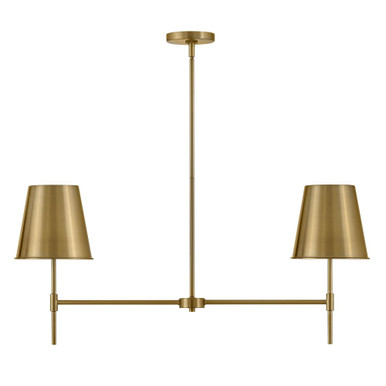 Blake 2 LED Light Oversized Linear Chandelier by Lark - 83445