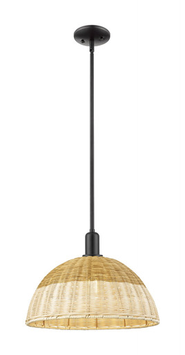 Natural Ballston Dome 1 Light Basket Stem Mini Pendant 16 by Innovations - 716-1S-NBD2-16_P