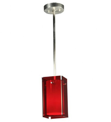 Metro 1 Light Square Mini Pendant 27 x 6 Inches by Meyda Tiffany - 111381