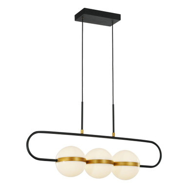 Tagliato 31W LED Linear Pendant by Alora - LP302003MBBG