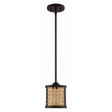 Malaya 1 Light Small Pendant by Craftmade - 54591-ABZ