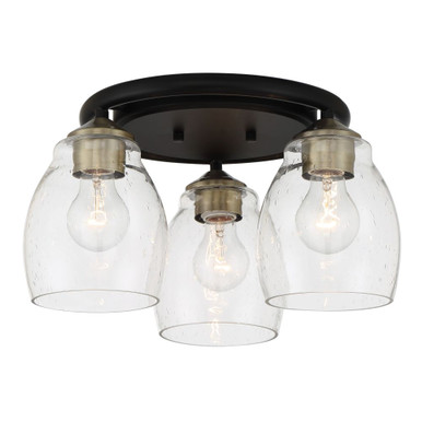 Winsley 3 Light 15 Inch Wide Semi Flush Mount by Minka Lavery - 2438