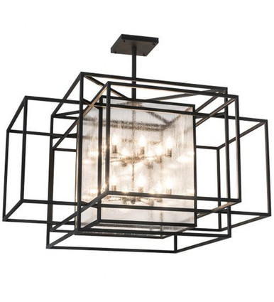 Kitzi Box 16 Light Pendant 51.5 x 85 Inches by Meyda Tiffany - 176075