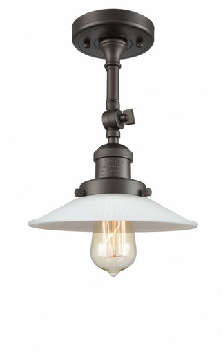 Halophane 1 Light Adjustable Wall Sconce 8 and 8.5 Inch Wide by Innovations - 203-OB-G1