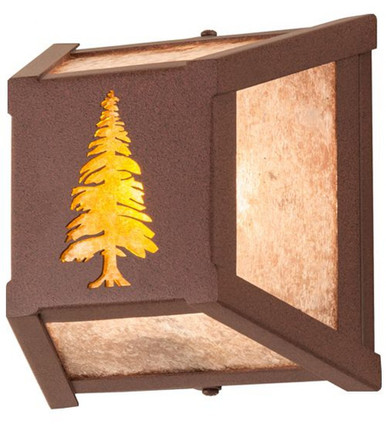 Tall Pines 40 Light Wall Sconce 7 x 7 Inches by Meyda Tiffany - 213699