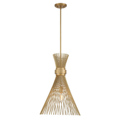 Longfellow 1 Light Large Pendant by Savoy House - 7-9602-1