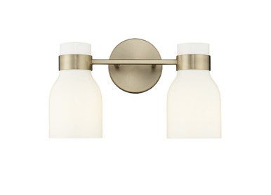 Corella 2 Light Bath Vanity 8.3 Inch Tall and 14 Inch Wide by Millennium - 23002