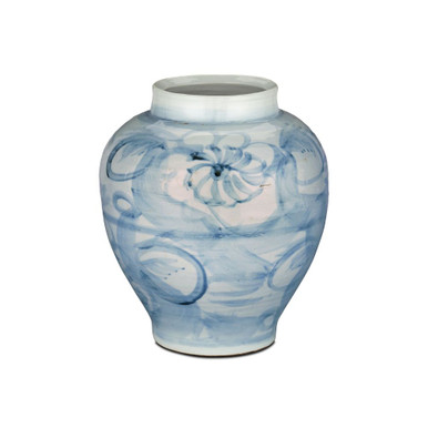 Ming Style Countryside 10.25 Inch Medium Preserve Pot by Currey Company - 1200-0844