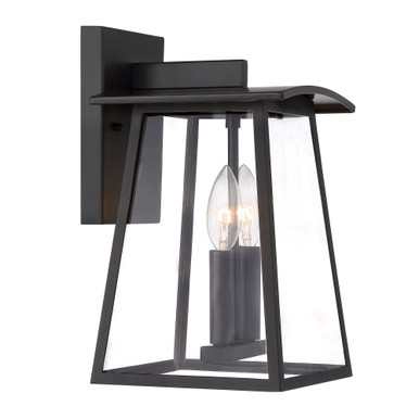 Calderwood 2 Light Wall Lantern 12.25 Inch Tall by Designers Fountain - 22622-bnb