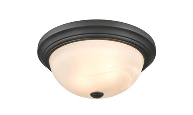2 Light Flush Mount 5.5 Inch Tall and 13 Inch Wide by Millennium - 4603