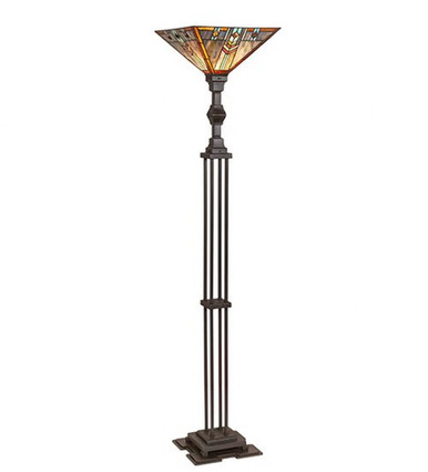 Prairie Wheat Harvest 1 Light Torchiere 73 x 22.5 Inch by Meyda Tiffany - 266953