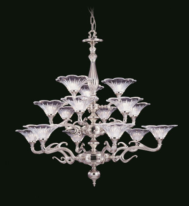 Geneva 15 Light Oversized Foyer Chandelier by Framburg - 8623MB