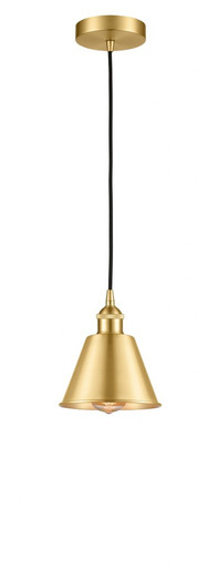 Smithfield 1 Light Cord Hung Small Pendant 8.25 Inch Tall by Innovations - 616-1P-SG-M8